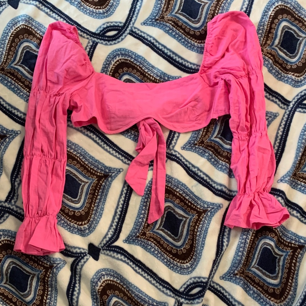 SHEIN Bright Pink Top